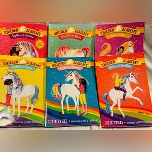 Unicorn Academy Chapter Book Bundle 1-6 PB Children Series Gift Idea Bestseller